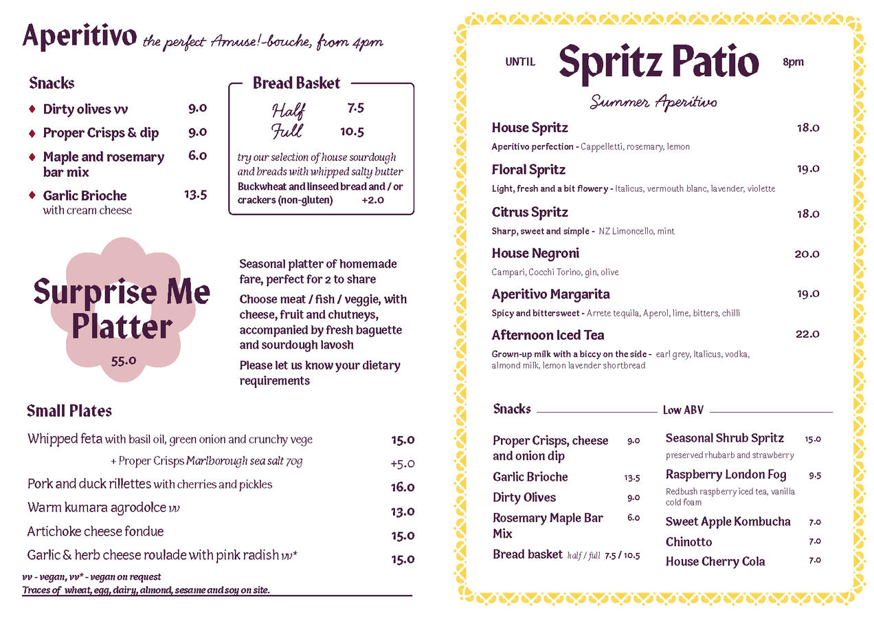 Snacks, platters, and small plates Snacks, platters, and small plates